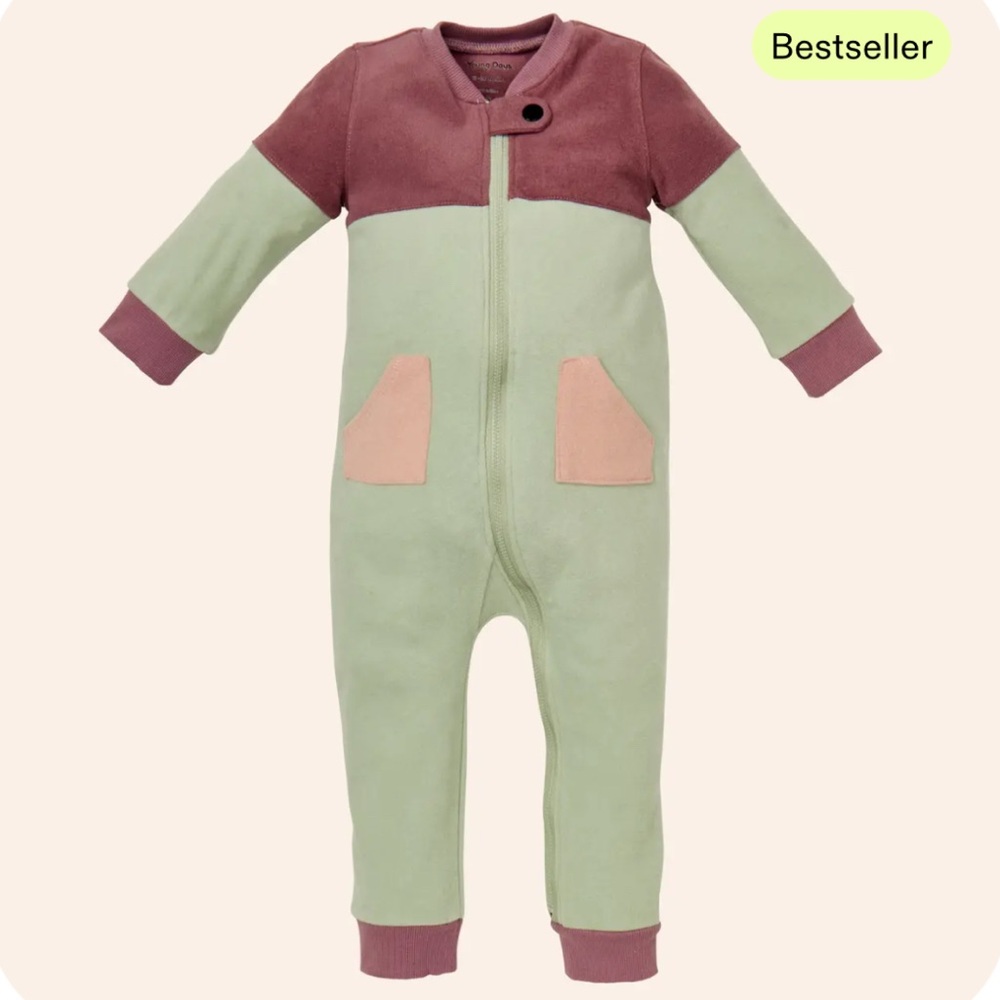 Young Days Salinger One-piece 18-24 months Sea Foam/Burgundy